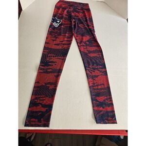 Zubaz NFL New England Patriots Camo Leggings Womens Size M Red Blue Athletic‎